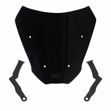GP Kompozit CF Moto 700 CL-X 2022-2024 Uyumlu Ön Cam Siyah