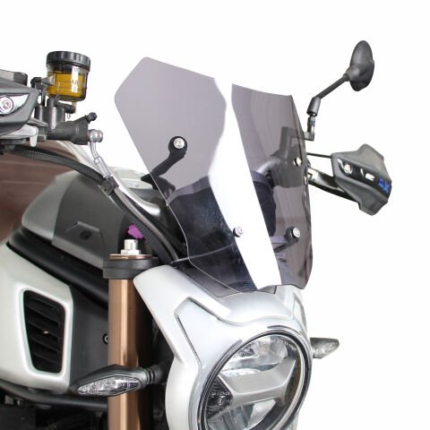 GP Kompozit CF Moto 700 CL-X 2022-2026 Uyumlu Ön Cam Siyah