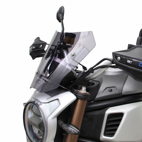 GP Kompozit CF Moto 700 CL-X 2022-2026 Uyumlu Ön Cam Siyah