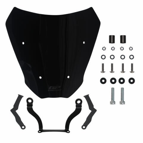 GP Kompozit CF Moto 700 CL-X 2022-2024 Uyumlu Ön Cam Siyah