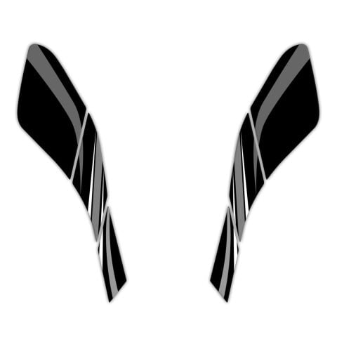 GP Kompozit Honda PCX 125 2021-2024 Uyumlu Yan Pad Gri