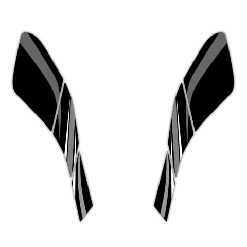 GP Kompozit Honda PCX 125 2021-2024 Uyumlu Yan Pad Gri