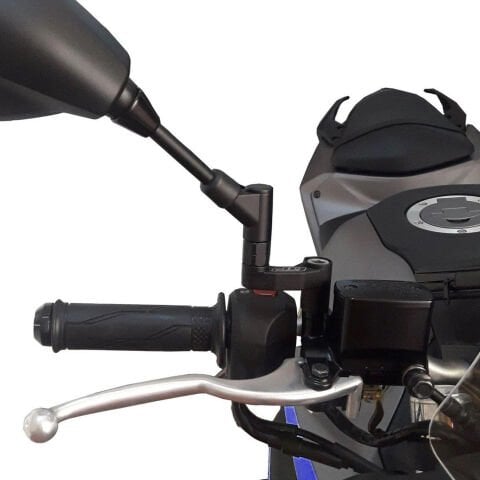 GP Kompozit Yamaha Tenere 700 2019-2024 Uyumlu Ayna Genişletme Siyah