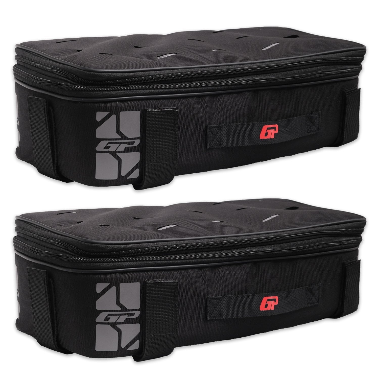 GP Kompozit KMSC04 Universal Motosiklet Yan Çanta Üstü Kumaş Çanta Siyah