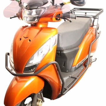 GP Kompozit TVS Jupiter 125 2023-2024 Uyumlu Motor Koruma Demiri Siyah
