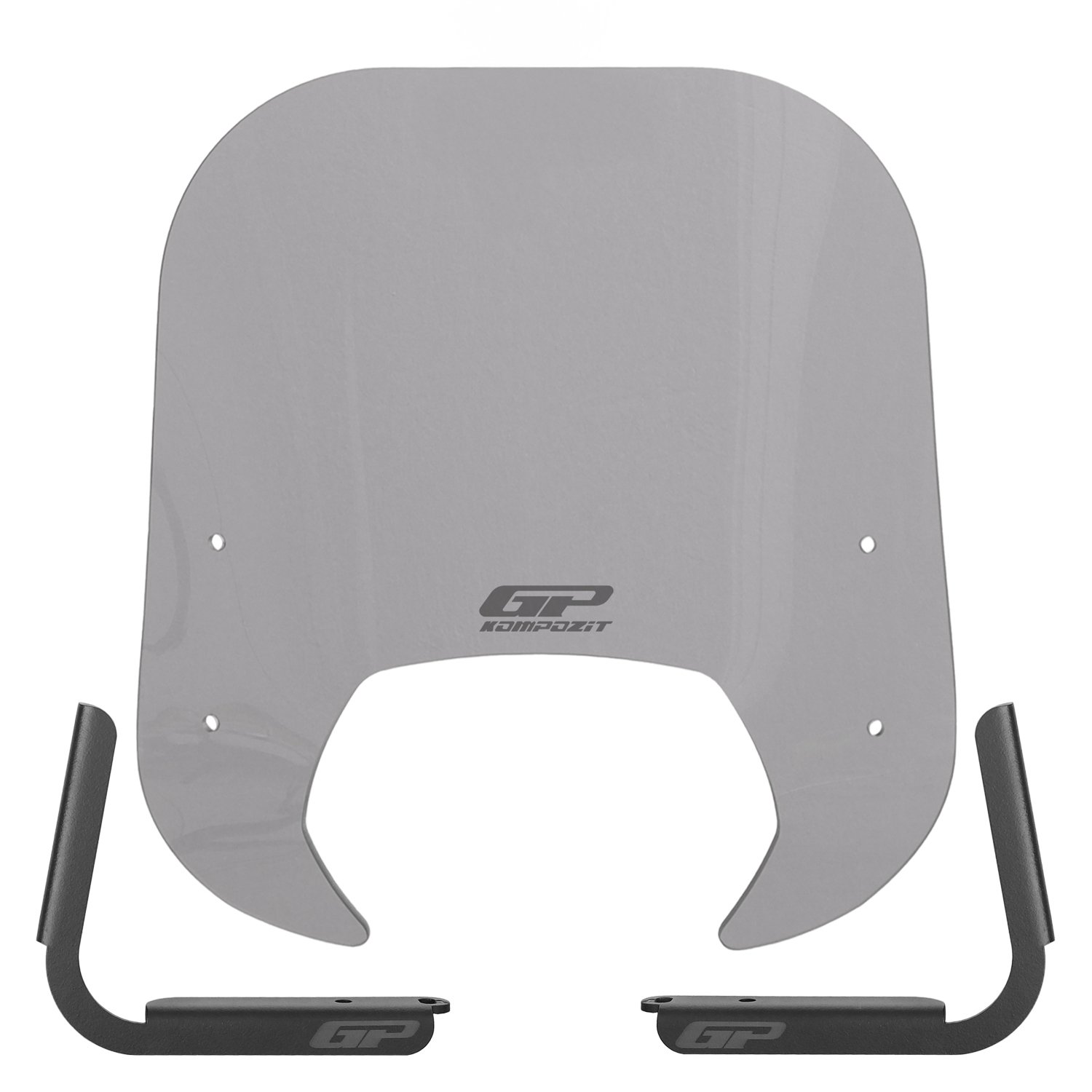 GP Kompozit Royal Alloy Tigara Grande 125 / 150 / 300 2022-2025 Uyumlu Ön Cam Füme