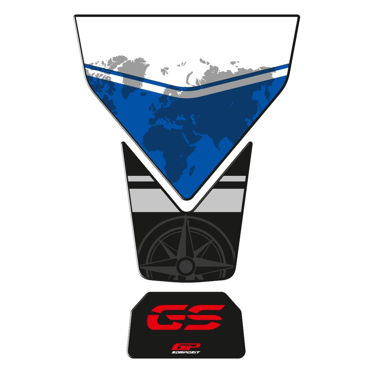 GP Kompozit BMW F 850 GS ADV 2018-2023 Uyumlu Tank Pad Mavi