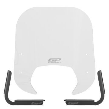 GP Kompozit Royal Alloy Tigara Grande 125 / 150 / 300 2022-2025 Uyumlu Ön Cam Şeffaf