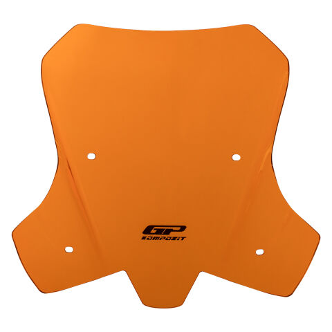 GP Kompozit KTM 1290 Super Adventure 2021-2024 Uyumlu Ön Cam Turuncu