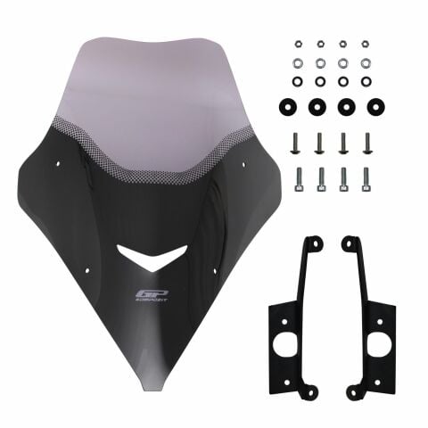 GP Kompozit SYM Jet X 125 2022-2025 Uyumlu Kısa Ön Cam Füme