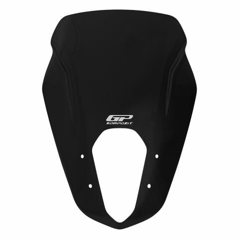 GP Kompozit Yamaha RayZR 2024 Uyumlu Kısa Spor Ön Cam Siyah