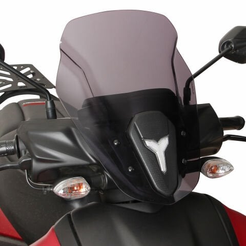 GP Kompozit Yamaha RayZR 2024 Uyumlu Kısa Spor Ön Cam Siyah