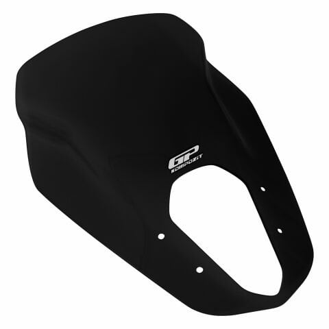 GP Kompozit Yamaha RayZR 2024 Uyumlu Kısa Spor Ön Cam Siyah
